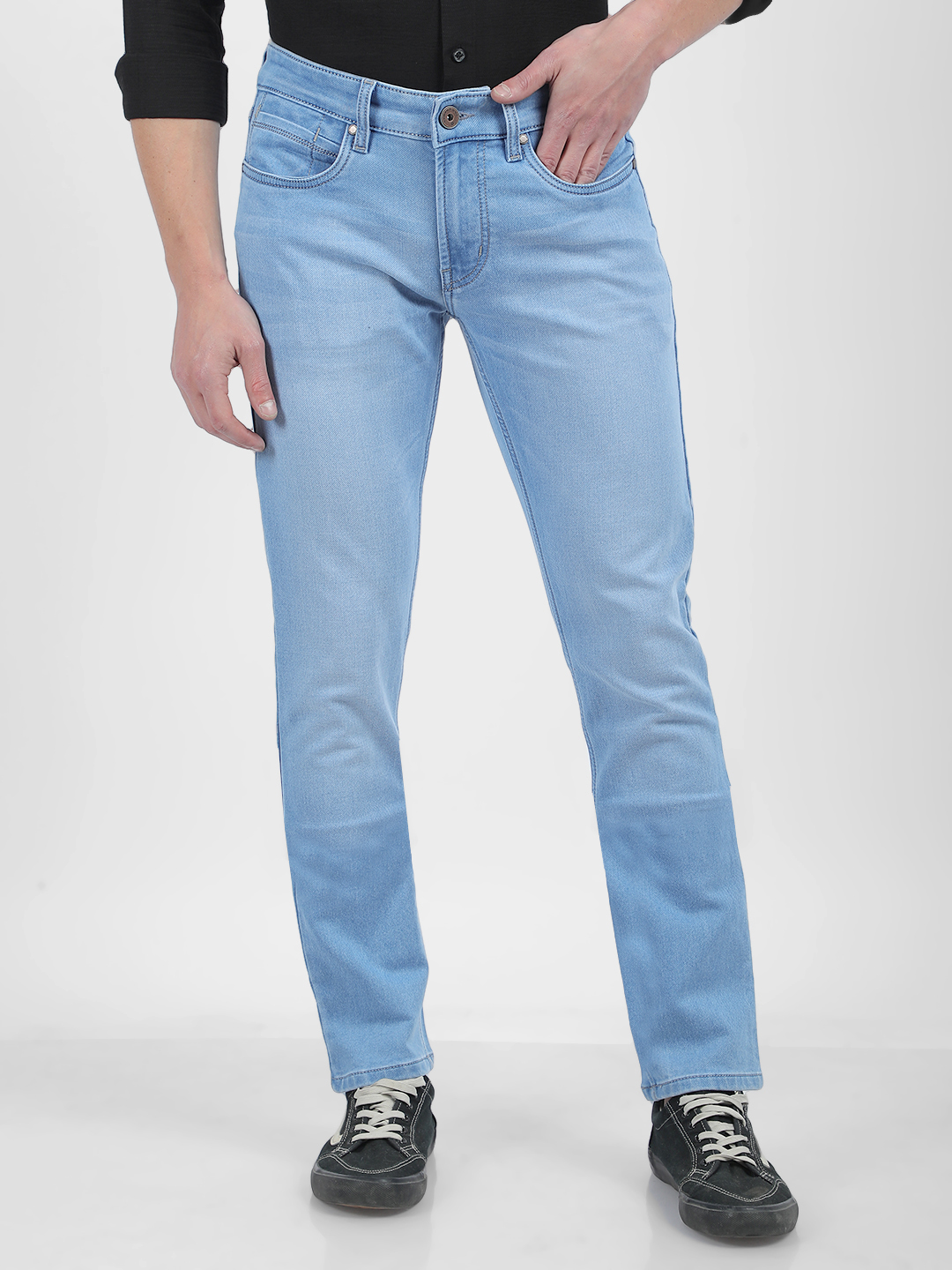 Numero Uno Men Faded Blue Jeans